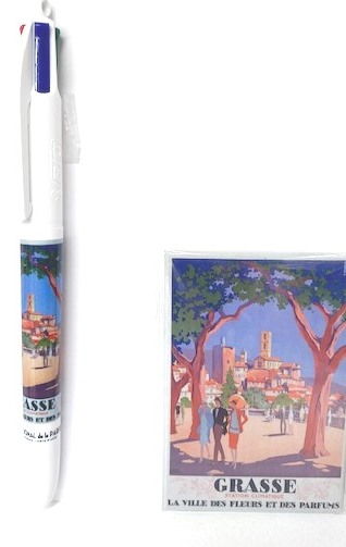STYLO BIC 4 COULEUR STATION CLIMATIQUE