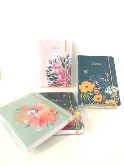 Carnet fleur A6