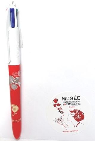STYLO BIC 4 COULEUR MUSEE INTERNATIONAL DE LA PARFUMERIE
