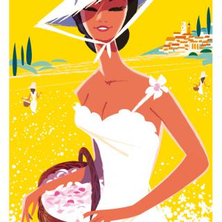 AFFICHE LA CUEILLETTE DU JASMIN 
